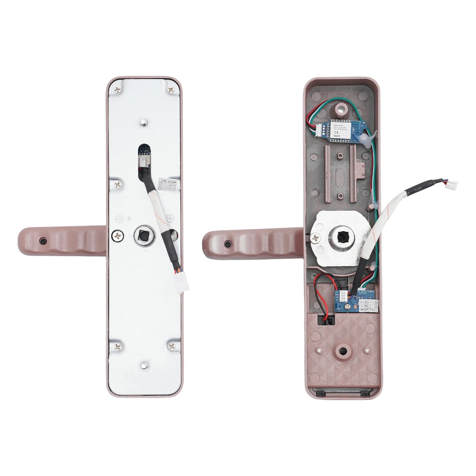 Smart Door Lock WiFi Tuya APP Fingerprint Keyless Entry Door Lock W/50 Fingerprints, 100 Passwords, Key & Temporary Password