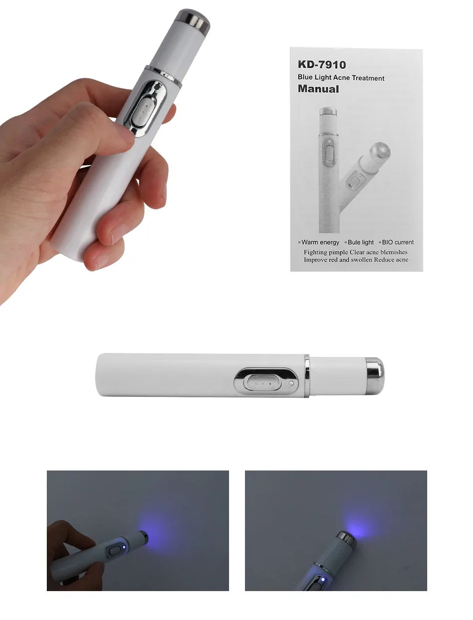 Blue Light Therapy Acne Pen for Skin Repair and Wrinkle Removal Permanent Makeup Machines Tidesmit