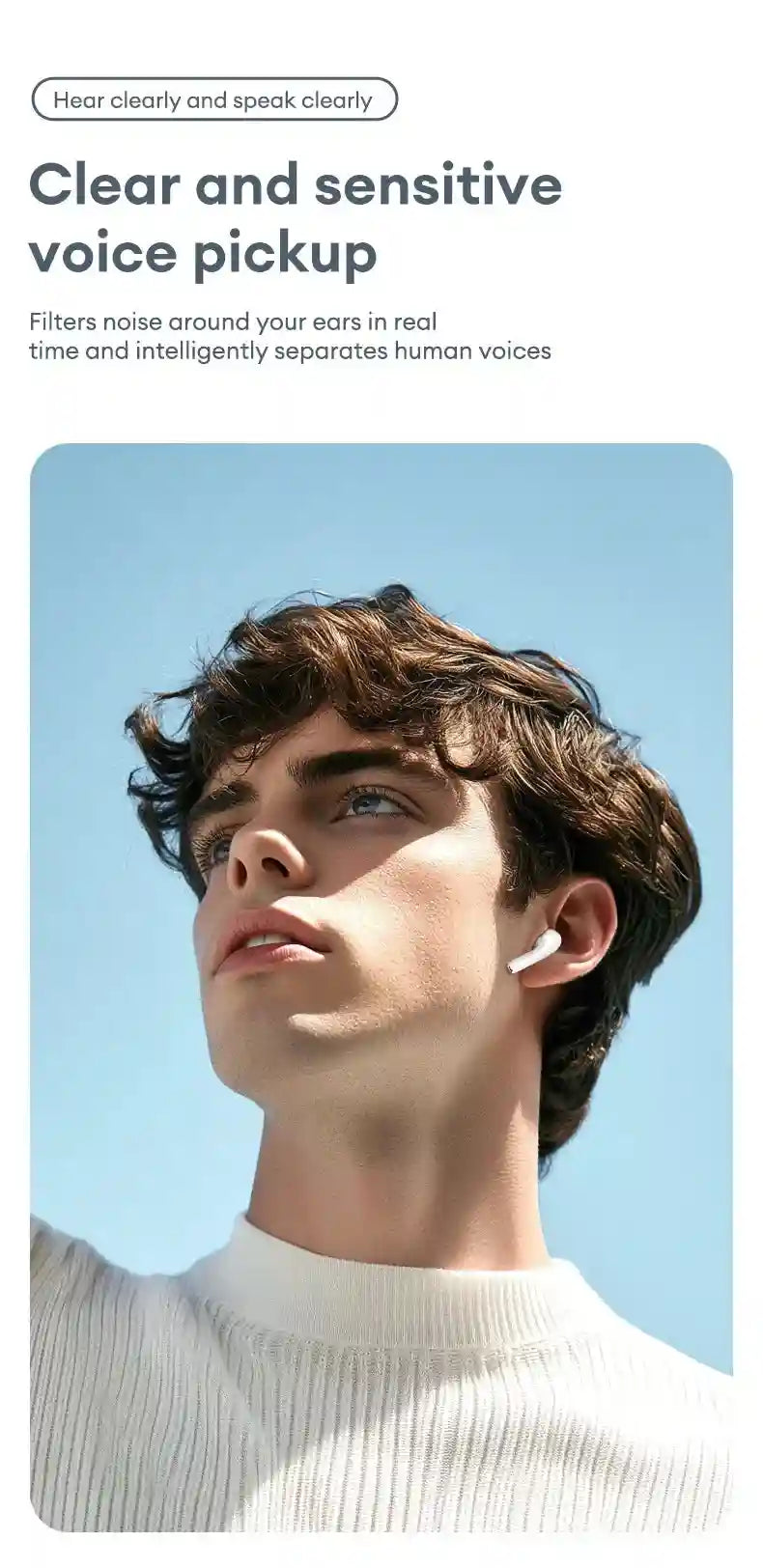 Wireless Bluetooth Earbuds with Low Latency Audio and Noise Cancellation Tidesmit