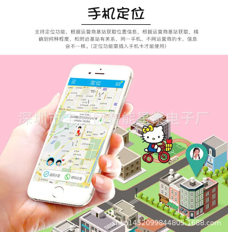 2024 Sanrio Hello Kitty Flip Phone Kawaii K688 Cartoon Taiml Cute Mini Phone Birthday Fashion Gift Toys Christmas For Anime Fans