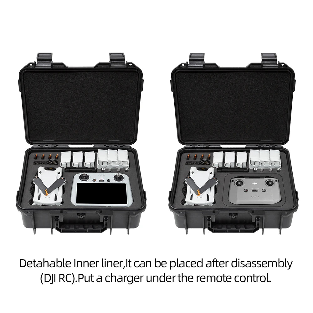 DJI Mini 3 Pro Hard Case - Waterproof Protective Storage Box Tidesmit