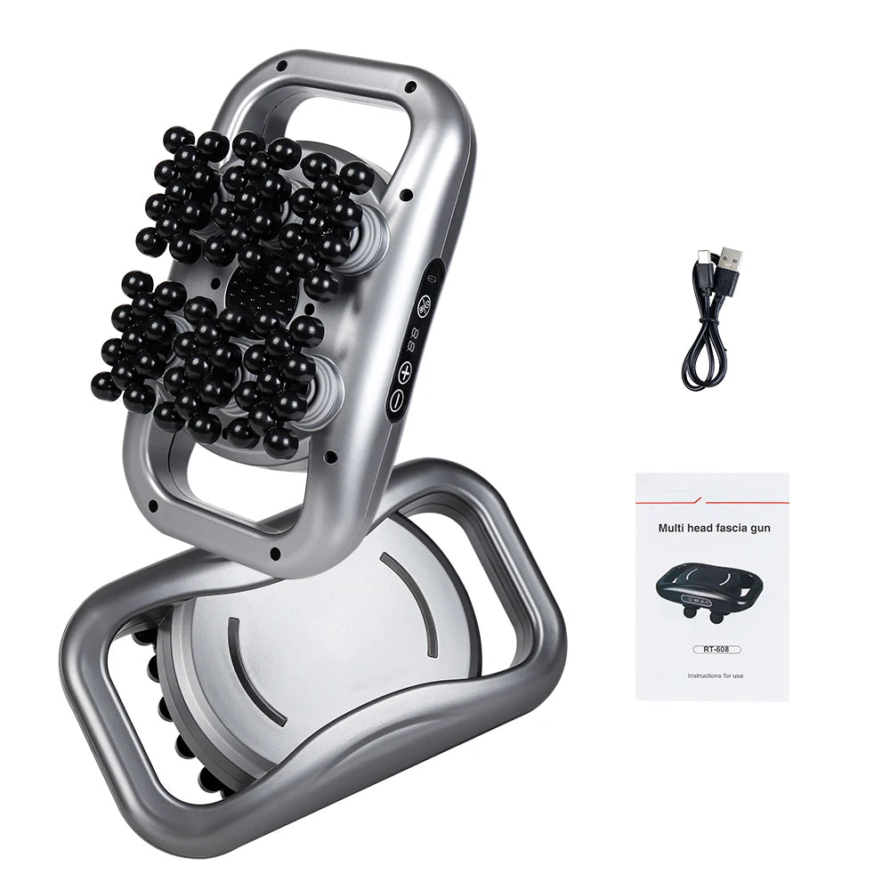 Deep Tissue Massage Gun with 66 Interchangeable Heads by Tidesmit Relaxation Treatment Tidesmit