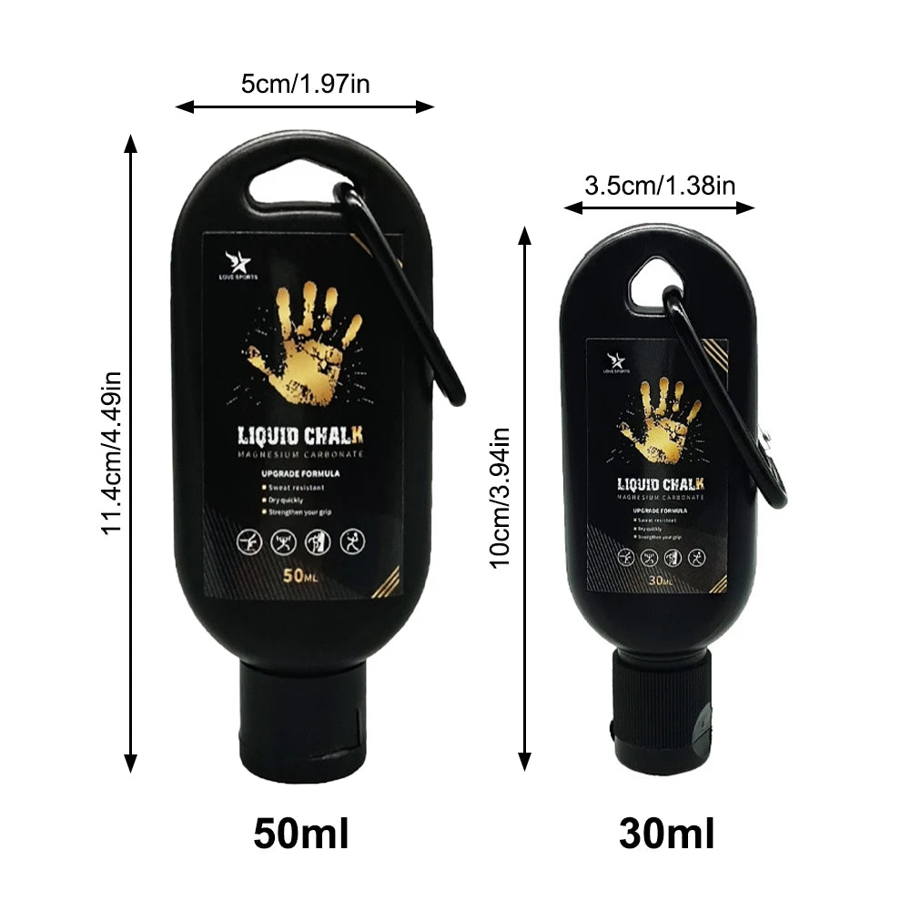 30/50ml Liquid Chalk Sports Magnesium Powder Liquid Magnesium Powder Gymnastics Magnesium Powder for Weightlifting