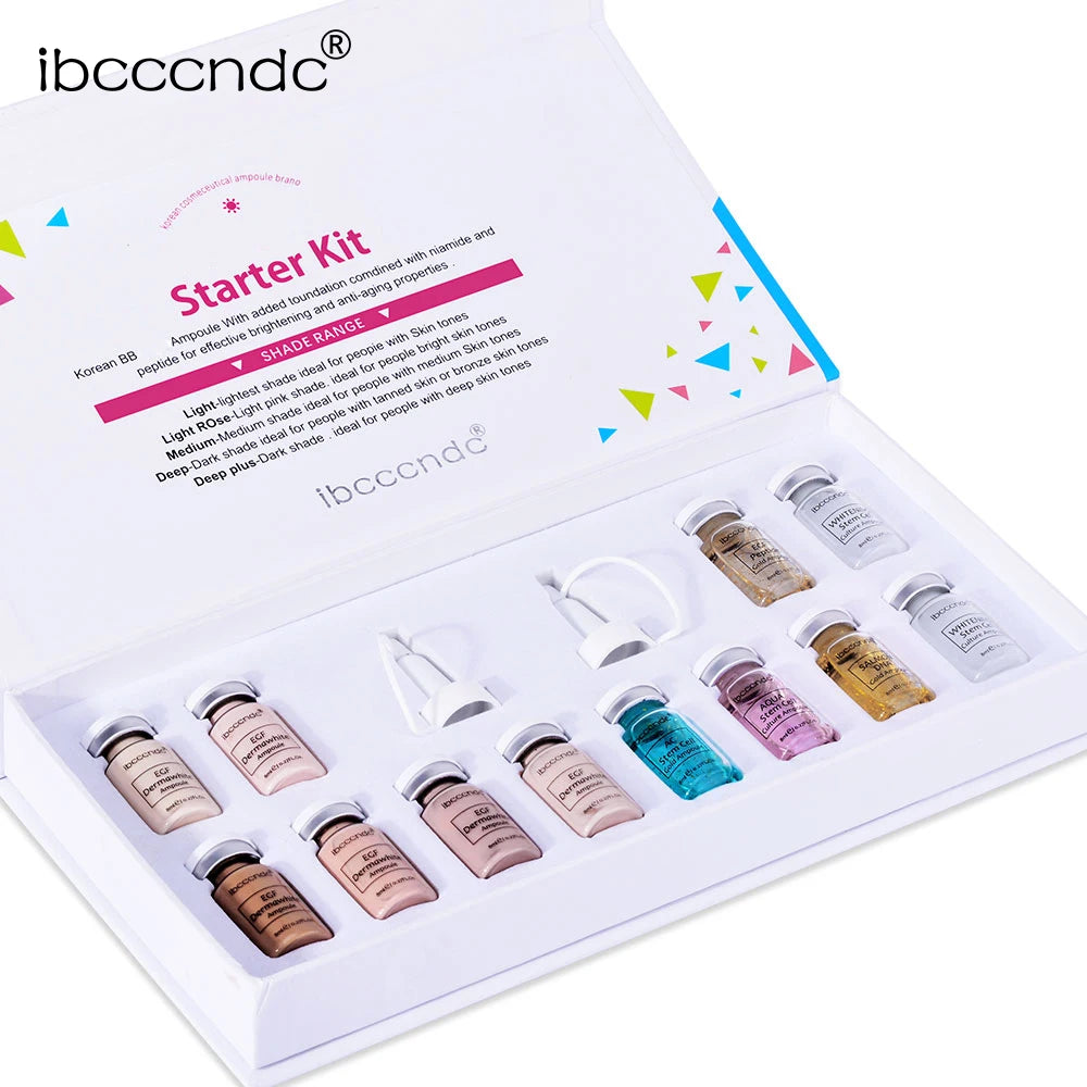 Tidesmit Korea BB Cream Glow Starter Kit with Niacinamide and Peptide for radiant facial skin care makeup