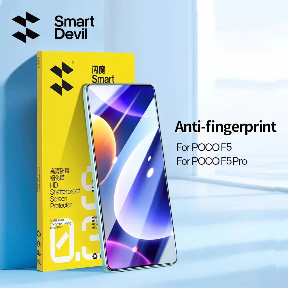 Xiaomi POCO Anti-Blue Light Tempered Glass Screen Protector 2 Pack 2 pieces Tidesmit