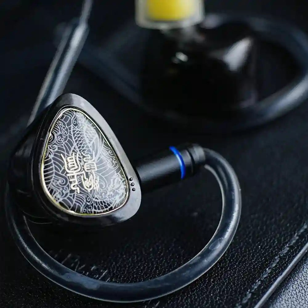 TangZu Waner S.G Hi-Fi Wired In-Ear Monitors - High Fidelity Audio Black TYPE-C MIC China Mainland Tidesmit