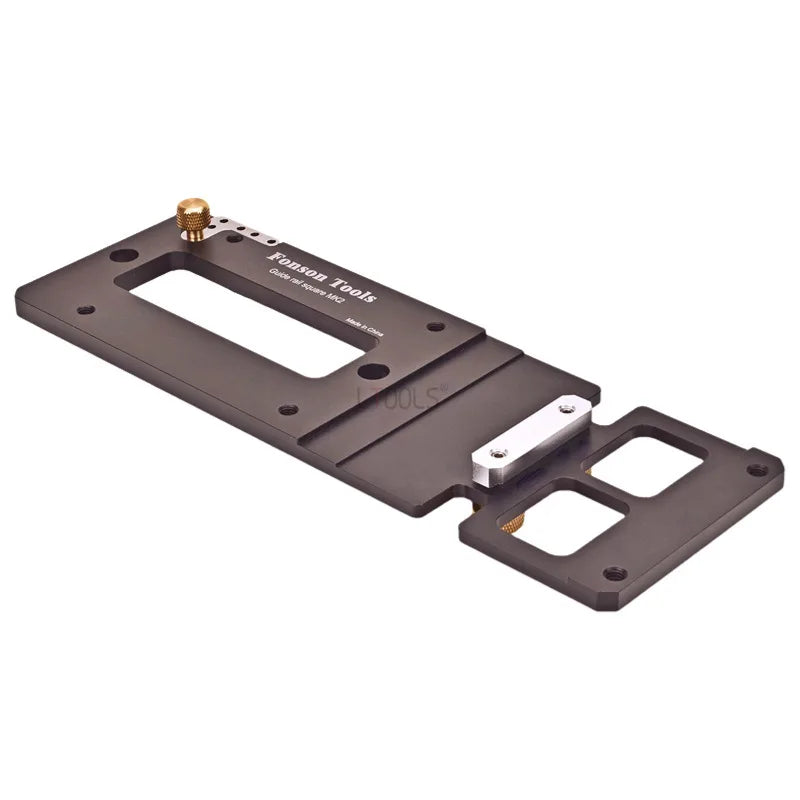 Woodworking Track Saw Square Guide Rail Clamp Right Angle Positioning Plate Aluminum Alloy Guide Rail Right Angle Guiding Ruler