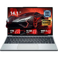 2026 New 14.1" Laptop Computer Intel N150 Windows 11 Pro 16GB RAM 1TB M.2 SSD Gaming Notebook PC 1920*1080 HD Portable Laptops