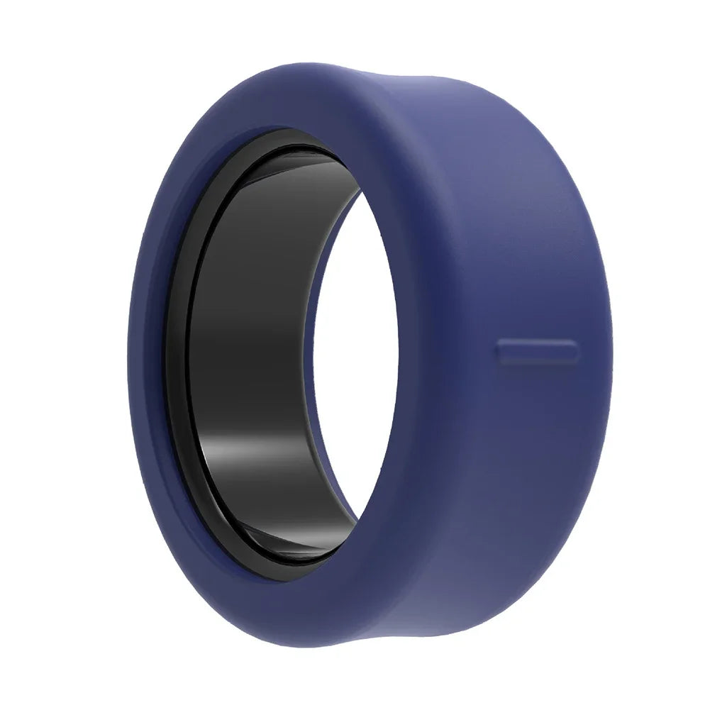 Samsung Galaxy Ring Silicone Case: Scratch-Resistant Protective Cover Blue Tidesmit