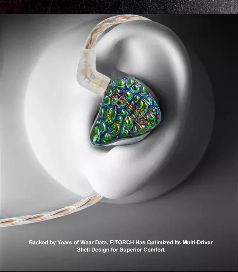 Hybrid In-Ear Monitors Noise Canceling Wired Headphones - Tidesmit Tidesmit