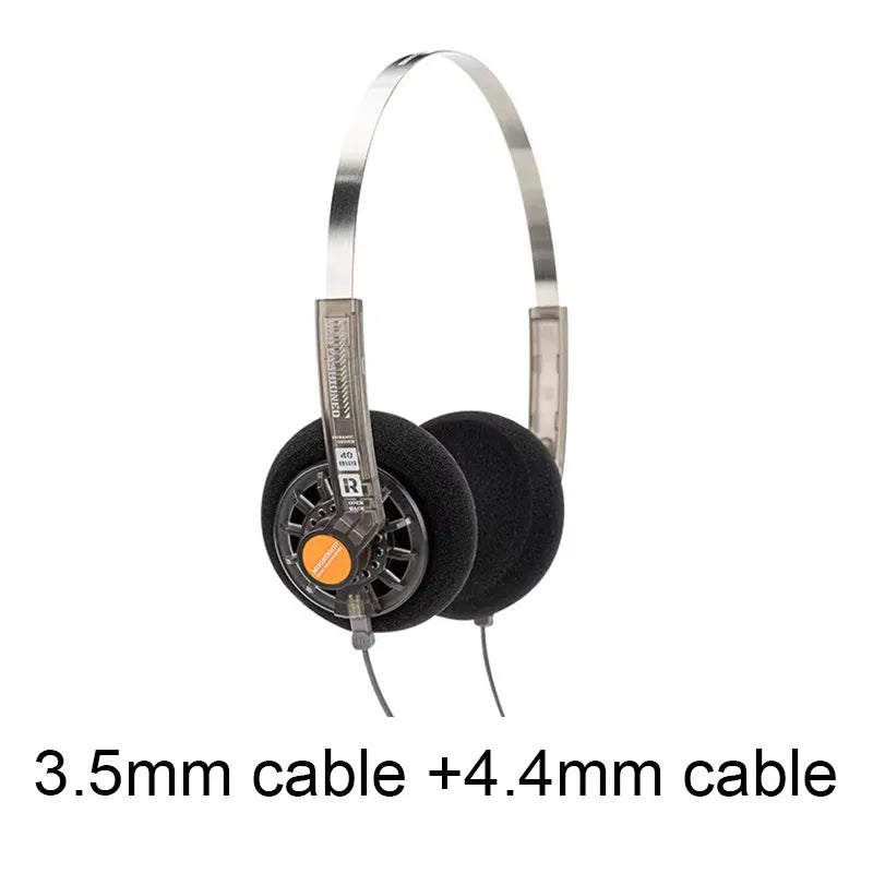 Moondrop 40mm Dynamic Driver On-Ear Headphones by Tidesmit 3.5mm and 4.4mm Plug Tidesmit