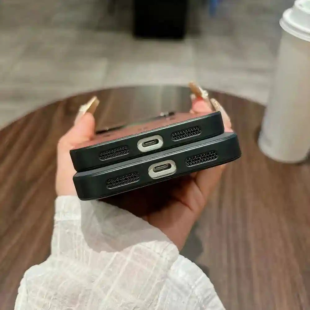 MagSafe Leather Phone Case: Slim Shockproof Cover for iPhone 16 & 17 Tidesmit