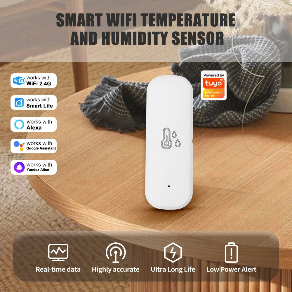 WiFi Temperature Humidity Sensor: Smart Home Remote Monitor Tidesmit