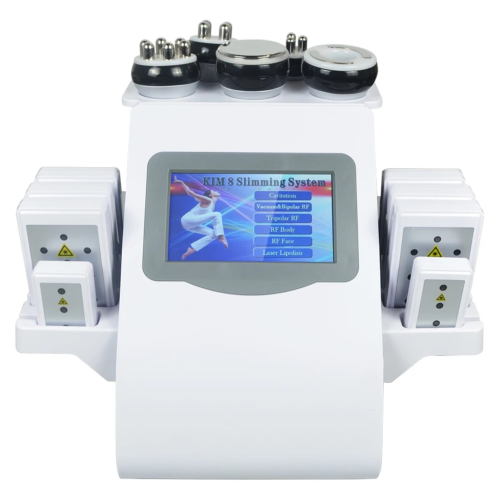 40K Ultrasonic Cavitation Slimming Machine - Ivory Portable Device Body Shaping Massage Equipment Tidesmit
