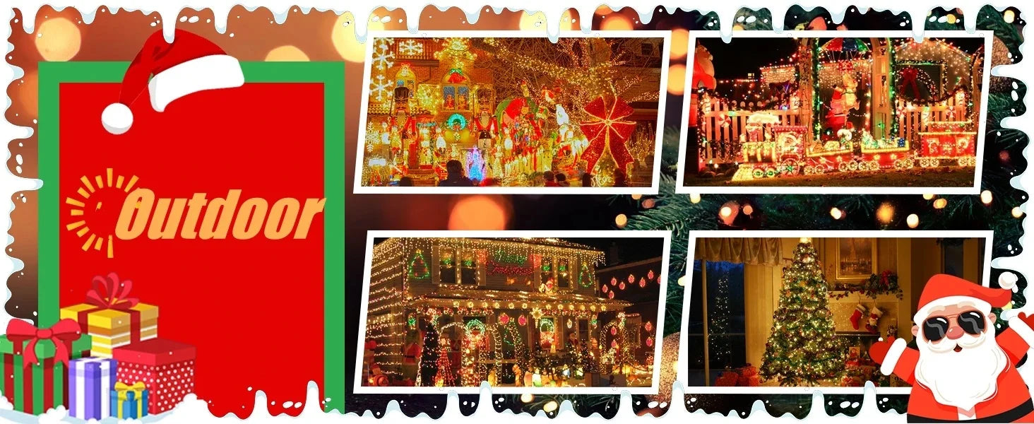 Outdoor Solar Powered Lighting LED Solar String Lights Courtyard Lights Waterproof Starry Fairy Lights For Festival Party