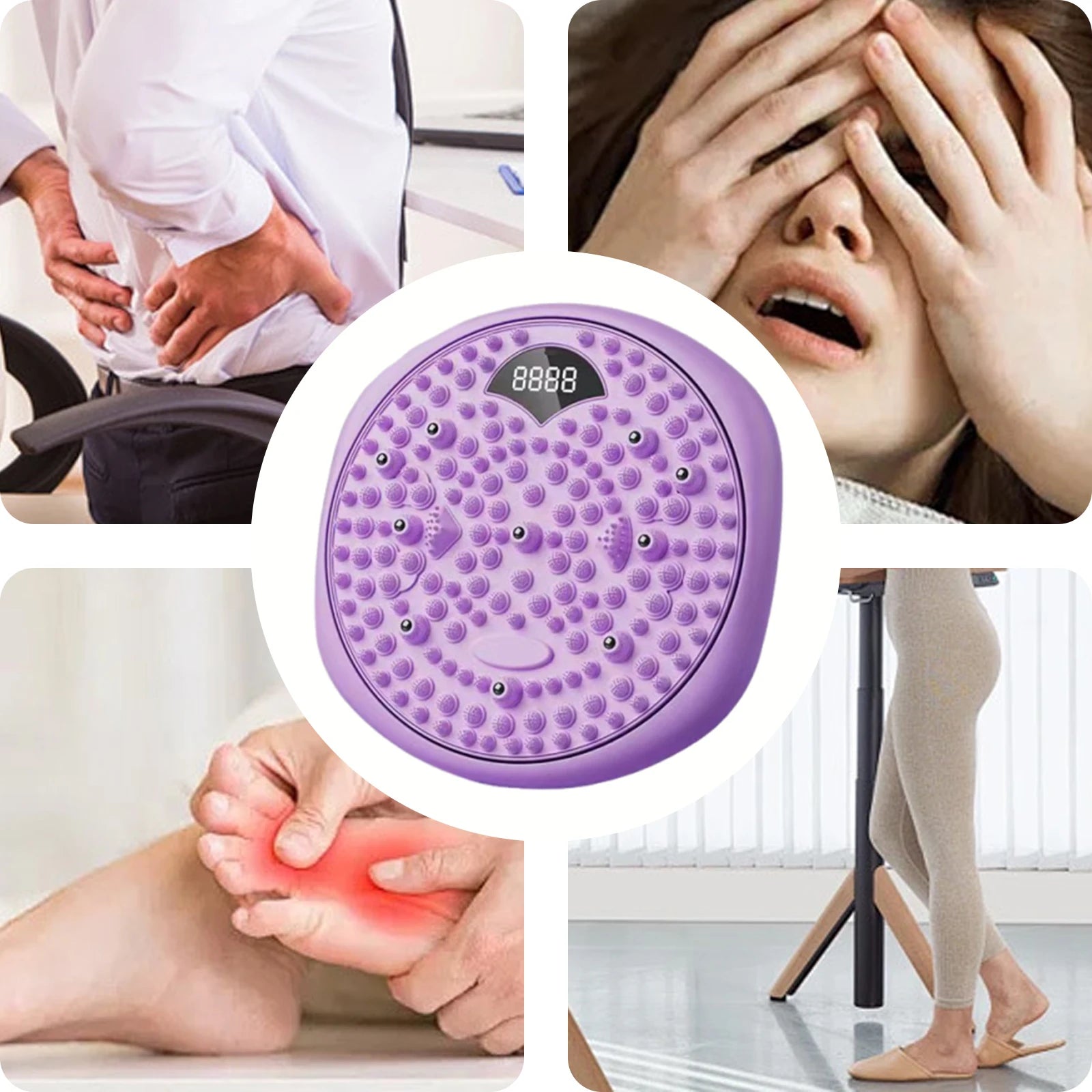 Waist Twisting Disc with Magnetic Foot Massage Therapy - Tidesmit Body Shaping Massage Equipment Tidesmit
