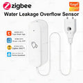ZigBee Water Leak Sensor: Smart Flood Alarm Detector for Home Safety Default Title Tidesmit