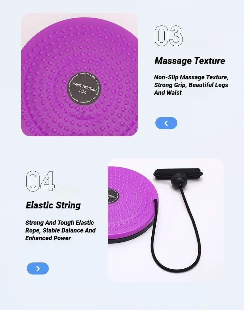 Waist Twisting Disc with Resistance Bands - Tidesmit Body Shaping Body Shaping Massage Equipment Tidesmit