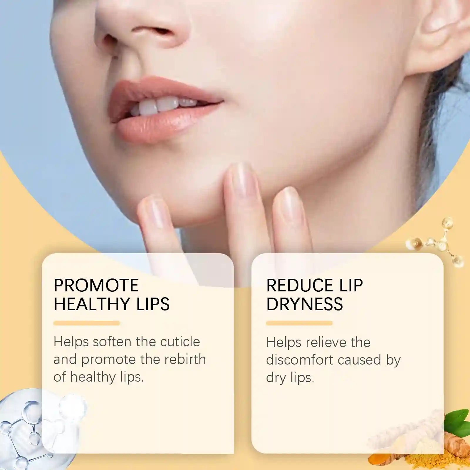 Turmeric Lemon Lip Scrub for Smoothing and Deep Hydration Lip Care Tidesmit