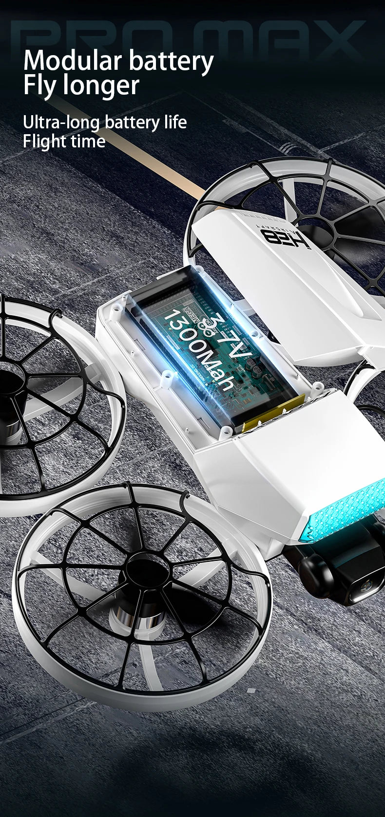 4K Camera Drone with Display Remote - Foldable GPS Obstacle Avoidance Tidesmit