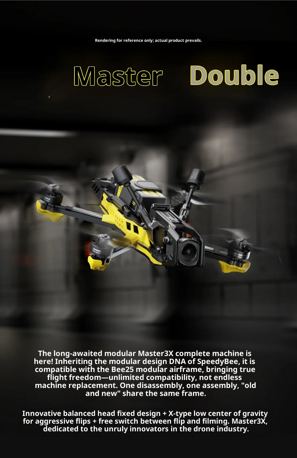 SpeedyBee Master 3X Pro Camera Drone with HD O4 Transmission System Tidesmit