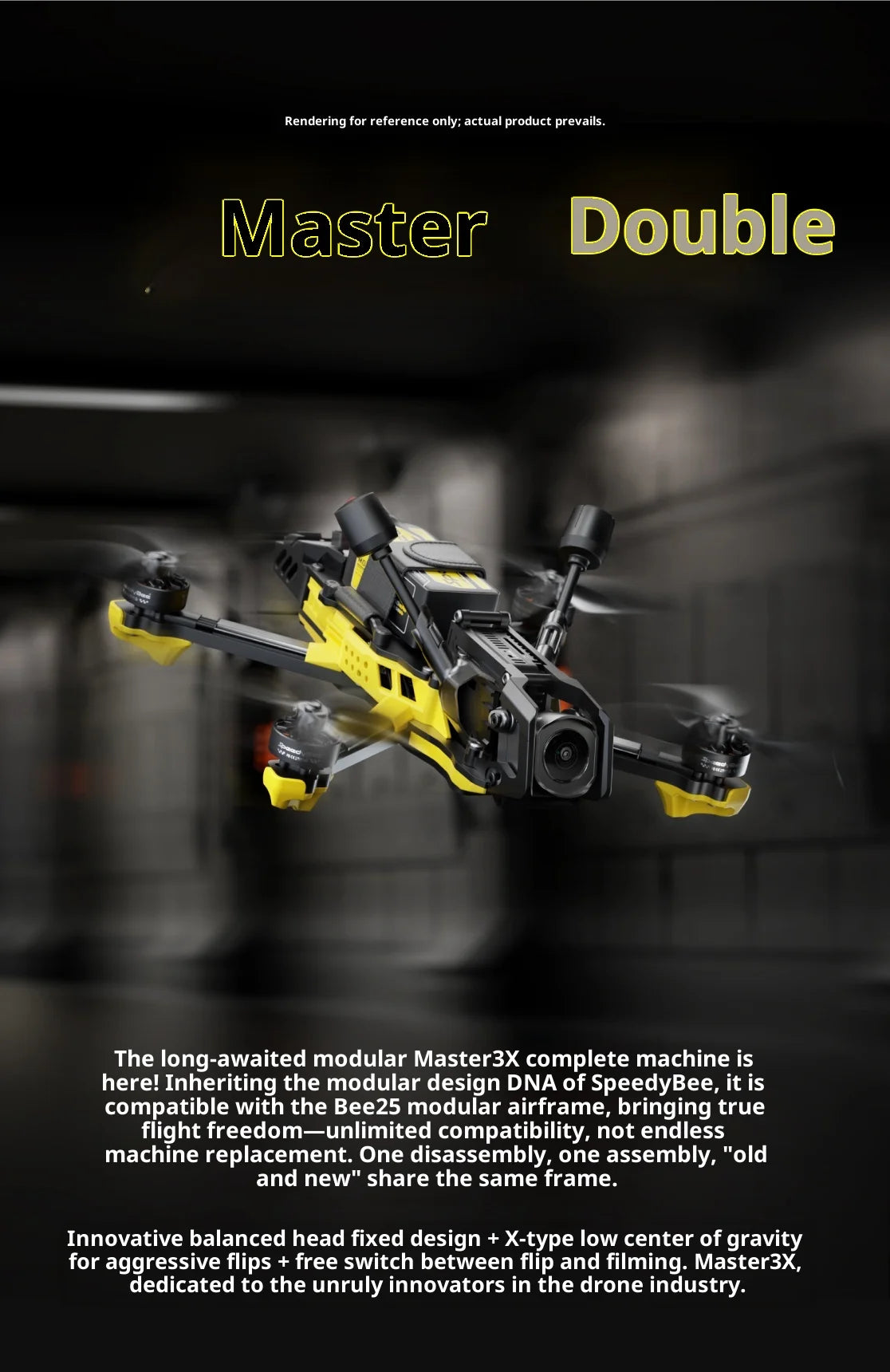 SpeedyBee Master 3X Pro Camera Drone with HD O4 Transmission System Tidesmit
