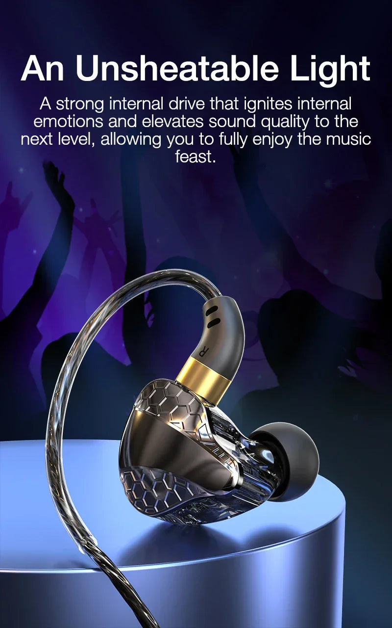 Wired Headphones 3.5mm with Mic | Hi-Fi Stereo Sound | Tidesmit S18 Tidesmit