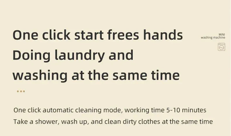 Smart Mini Washing Cup USB Portable Washer Machine