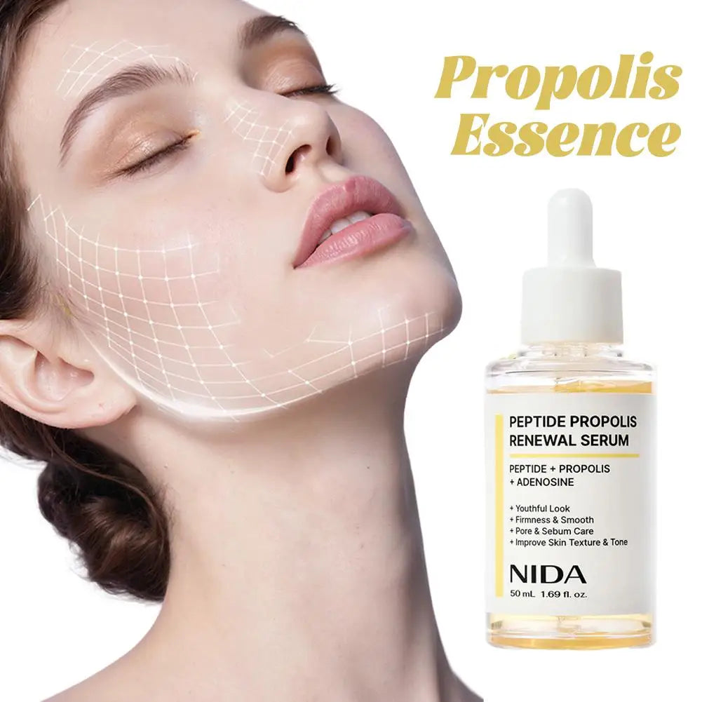 NIDA Propolis Peptide Facial Serum Nourishing Moisturizing Serum Face Original Skin Care Rejuvenation Firming&Smoothing Cream