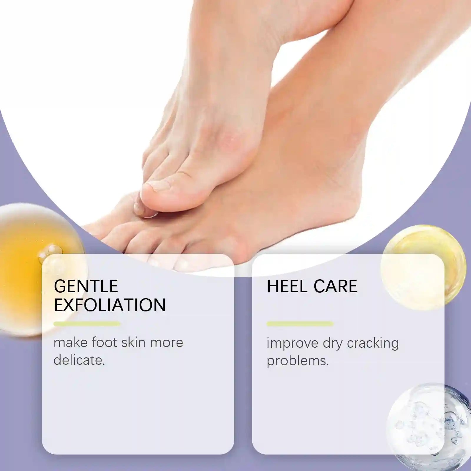 Bamboo Charcoal Foot Scrub for Dead Skin Removal - 120g Natural Exfoliant Scrubs Treatments Tidesmit