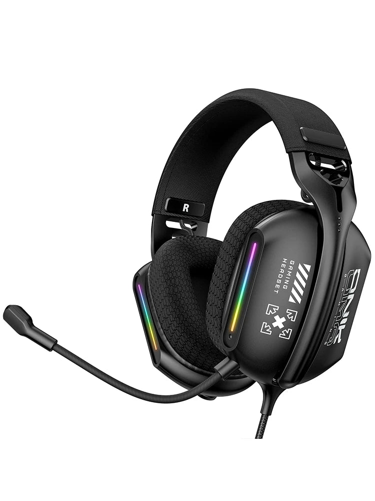 Gaming Headset with Microphone - Noise Cancelling Wired Audio Tidesmit