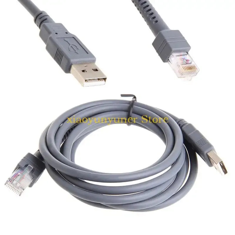 P9JB High Quality 2M Symbol Barcode Scanner USB Cable LS1203 LS2208 LS4208 LS3008 CBA-U01-S07ZAR