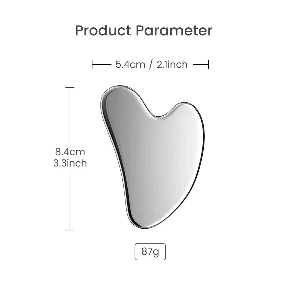 Stainless Steel Gua Sha Face Massager for Lymphatic Drainage Body Shaping Massage Equipment Tidesmit