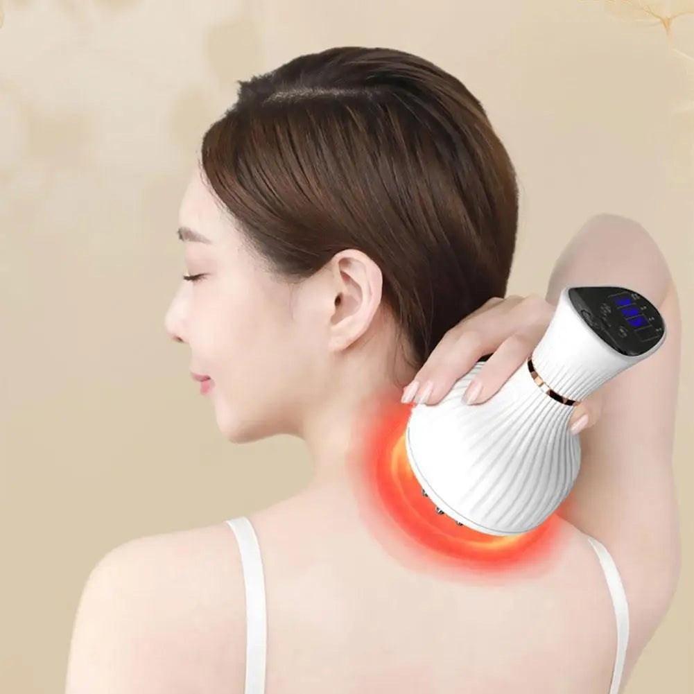 Tidesmit Electric Leg Massager with Heat Therapy - Rechargeable Device Back Massage Instrument Tidesmit
