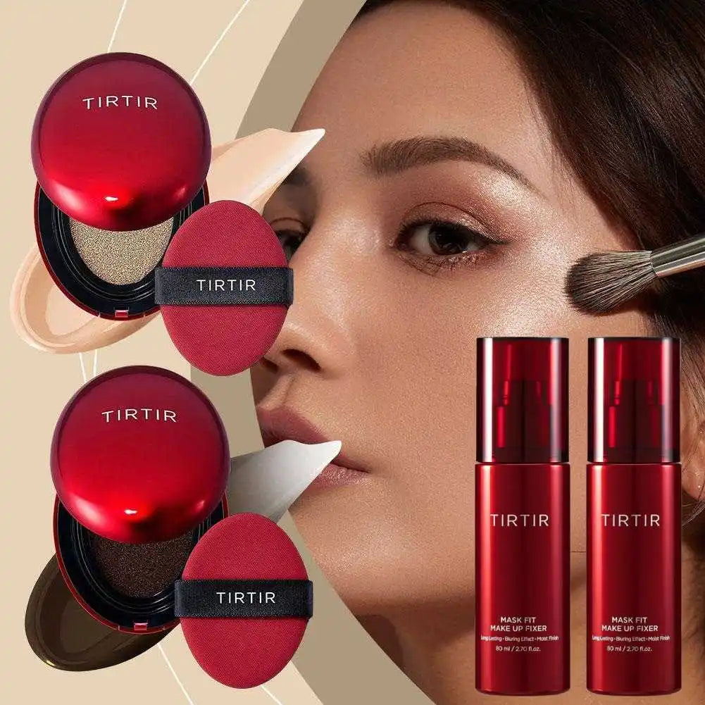 Tidesmit TIRTIR waterproof BB cream cushion foundation for long lasting full coverage and bright base makeup