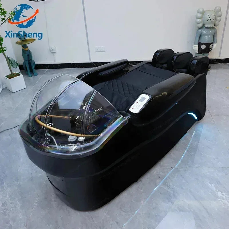 Japanese Shampoo Massage Bed | Ceramic Sink | Tidesmit Salon Furniture Massage Chairs Tidesmit