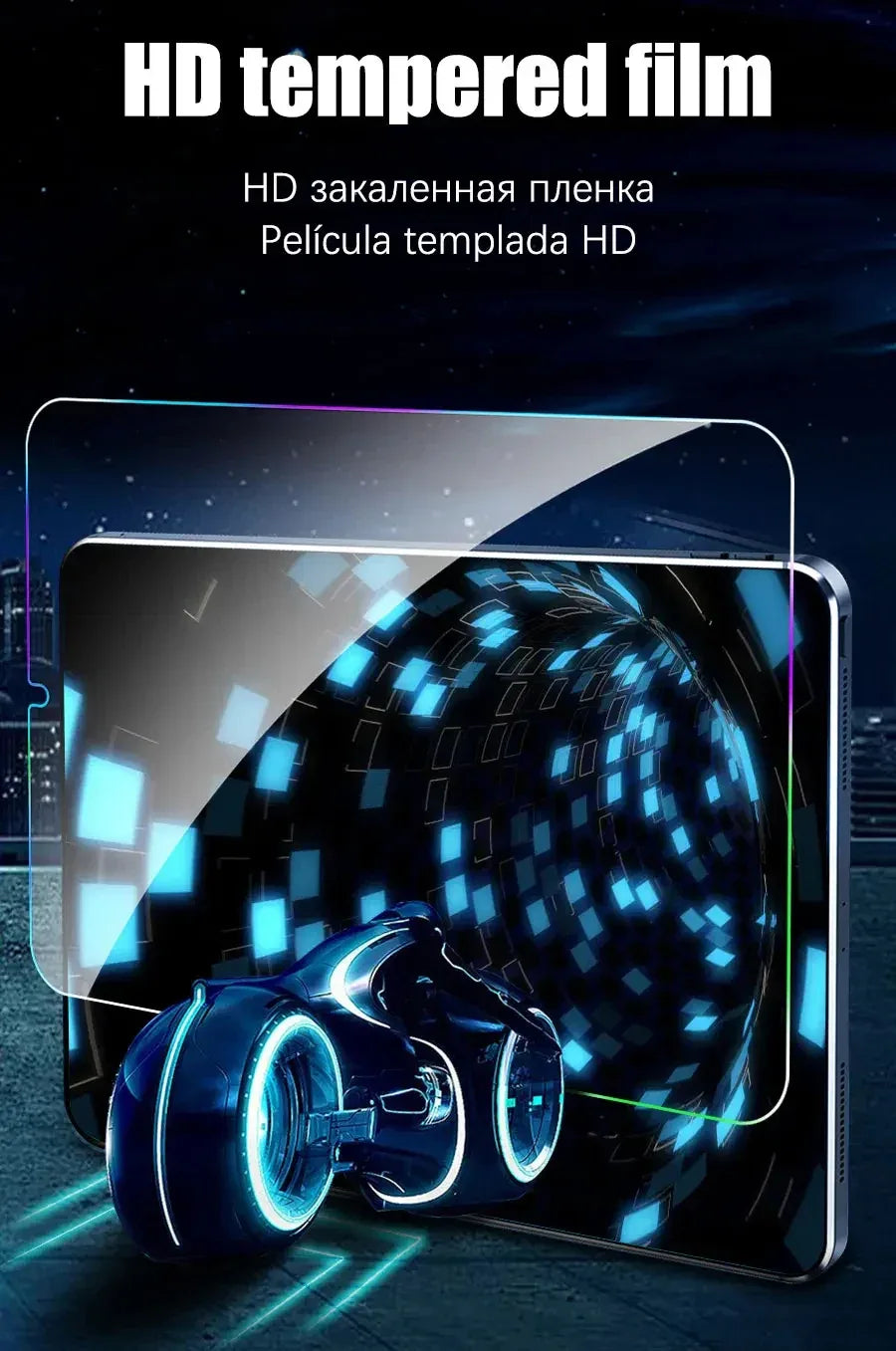 Samsung Galaxy Tab Tempered Glass Screen Protector - 9H Anti-Scratch Film Tidesmit