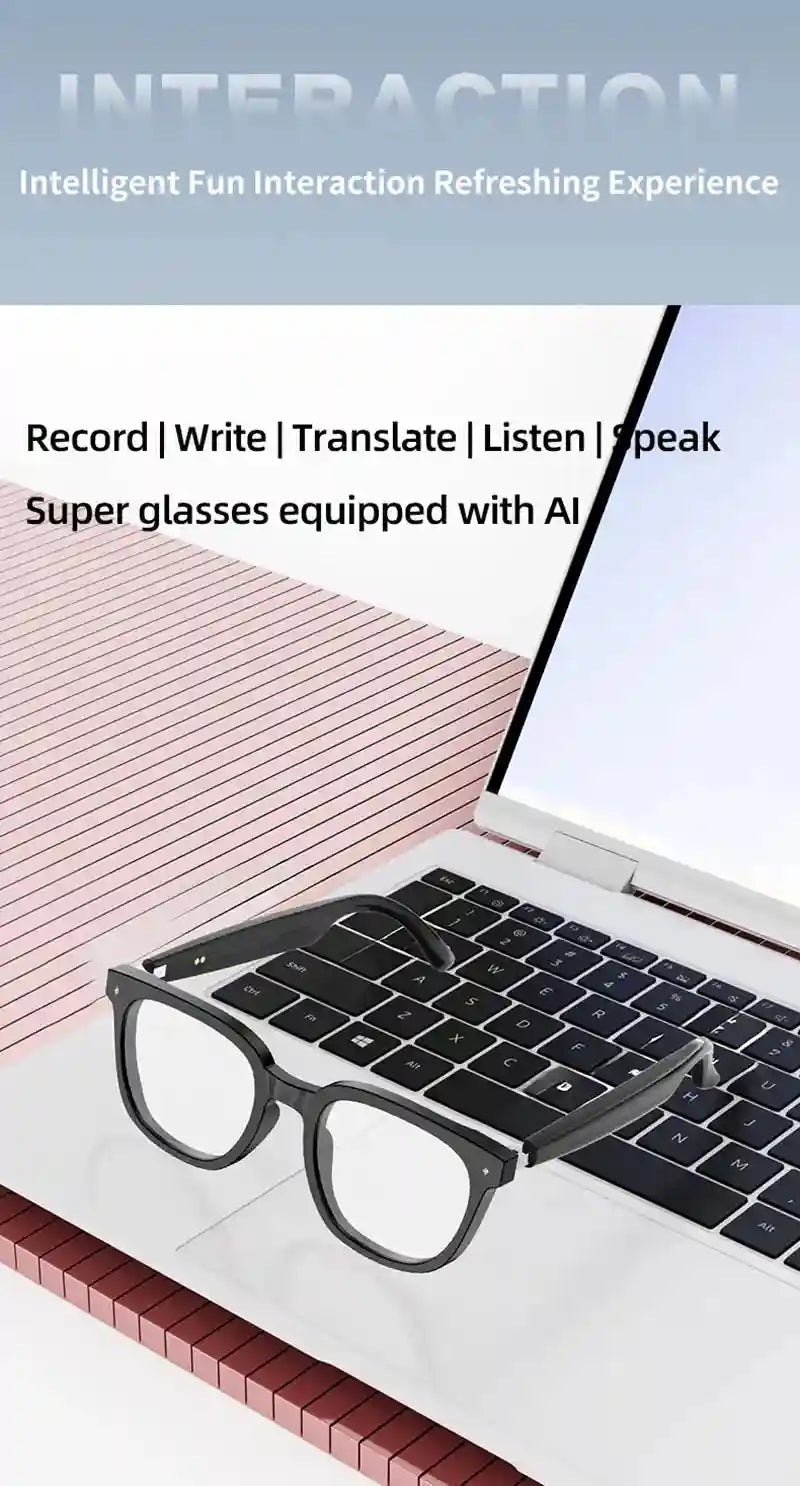 AI Intelligent Translation Glasses with Real-Time Spatial Audio Tech Tidesmit