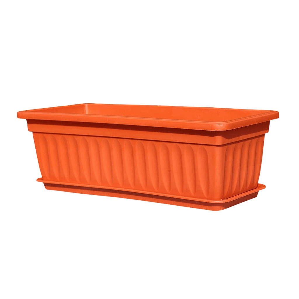 Plastic Vegetable Planters Rectangular Flowerpots For Balcony Indoor Gardening Breathable Plants Pots Garden Tools