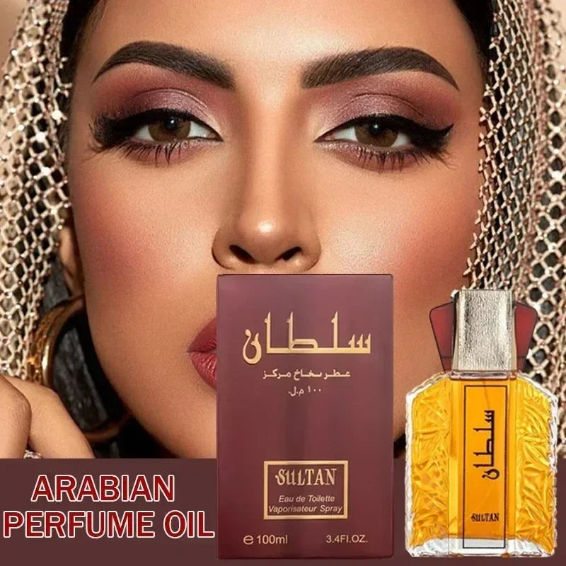 Tidesmit 100ml long-lasting Arabic eau de parfum spray for women and men featuring pheromone-infused fragrance.