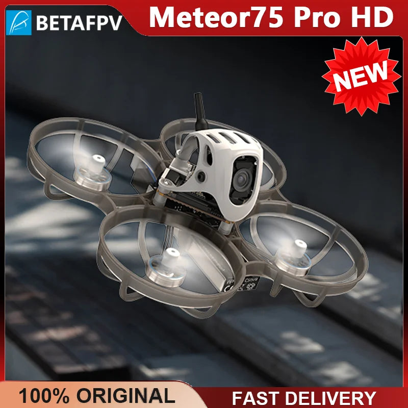 Meteor75 Pro O4 Brushless Whoop Drone - Professional FPV Racing Quad Tidesmit
