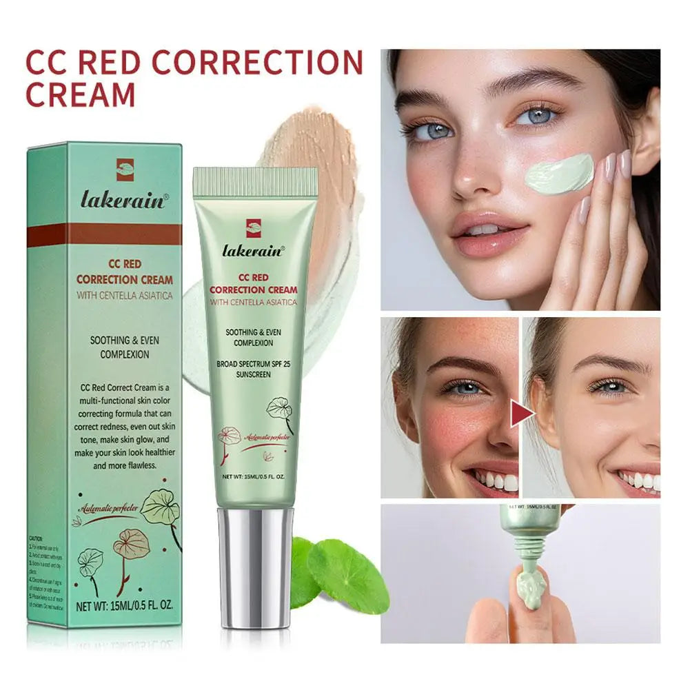 Tidesmit CC Cream long-lasting redness correcting liquid foundation full coverage waterproof Korean face makeup
