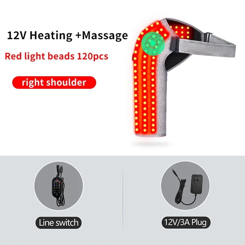 Electric Shoulder Heating Pad with Vibration Massage | Tidesmit Relaxation Treatment 12v-Right-Massage Tidesmit