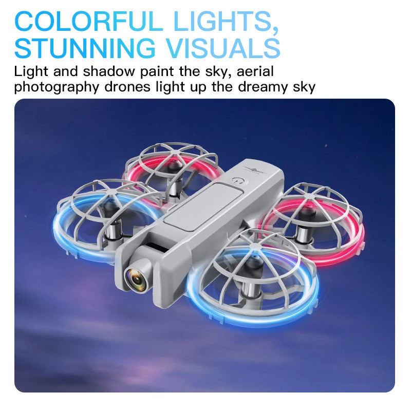 Mini RC Camera Drone with HD Lens & 3D Stunt Flight Modes Tidesmit