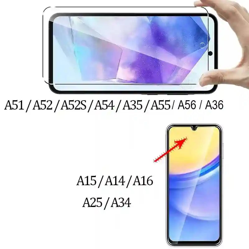 Samsung Galaxy Tempered Glass Screen Protector (3 Pack) - Case Friendly AE Tidesmit