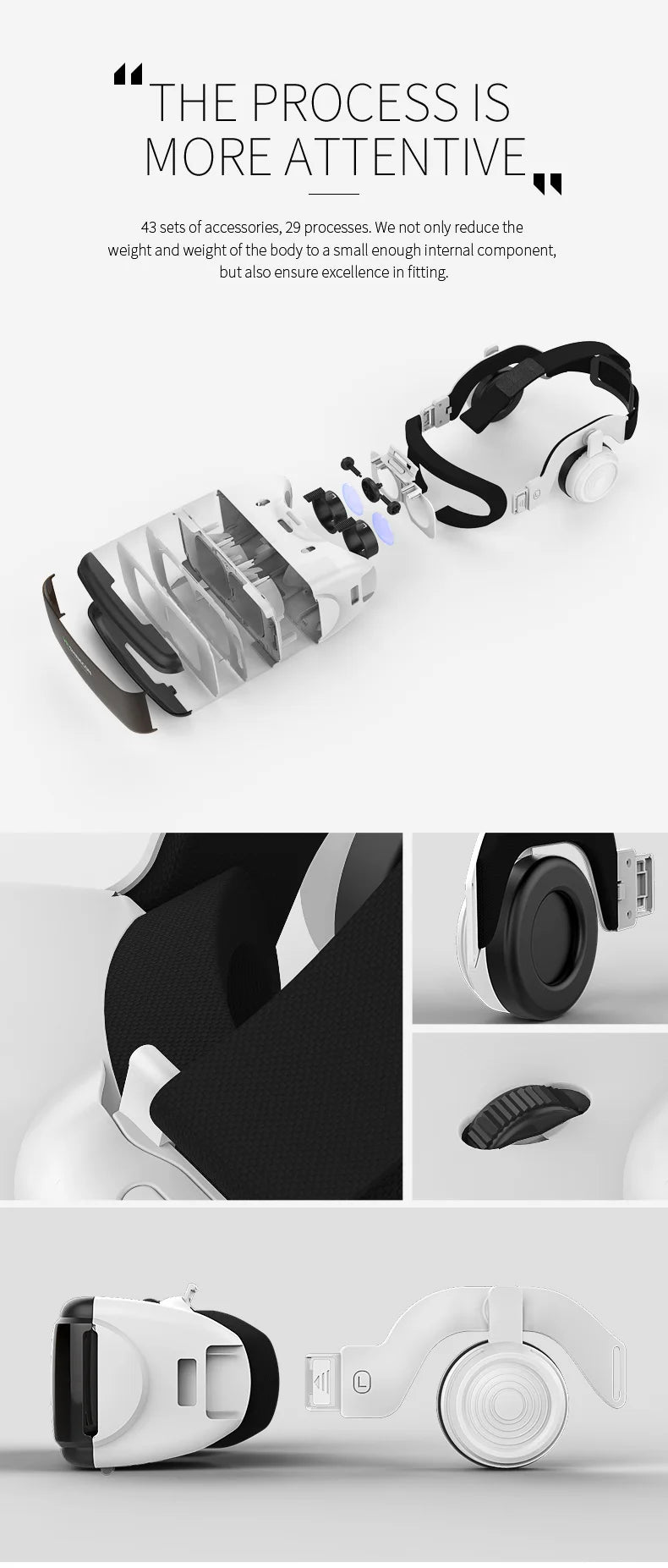 VR Headset for Smartphone – Immersive 3D Virtual Reality Glasses Tidesmit