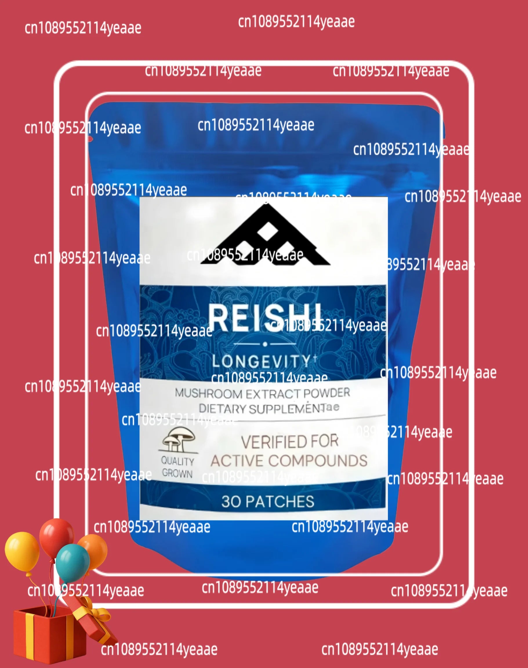 30 Patches Reishi Mushroom Transdermal Patches To Sleep & Stress Relief Immune Support