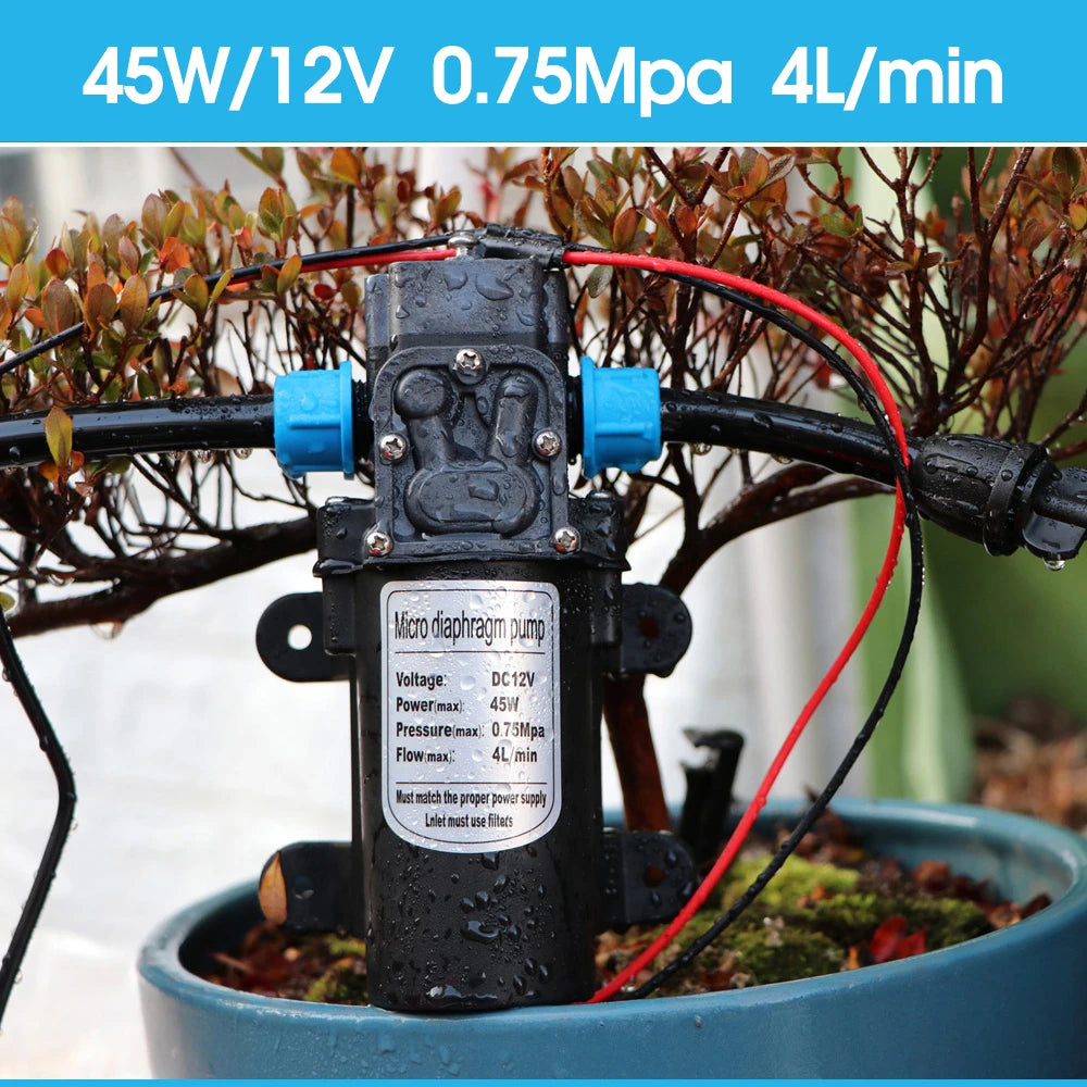 50-5M Automatic Garden Irrigation System Adjustable 13cm Sprinkler Smart Timer Greenhouse Yard Watering Kit Strong Flux