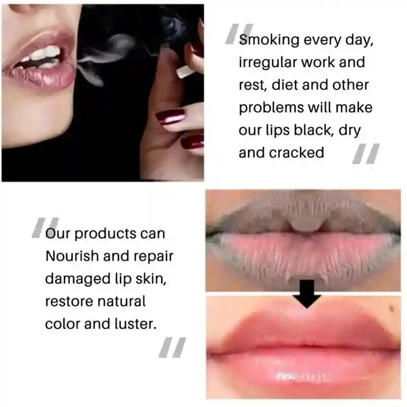 Dark Lip Lightening Balm - Moisturizing Exfoliator by Tidesmit Lip Care Tidesmit
