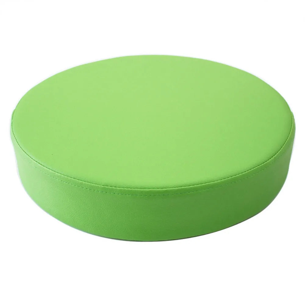 Simple Japanese Style Leather Round Cushion Thicken Soft Floor Cushion Waterproof Meditation Window Pillow for Home